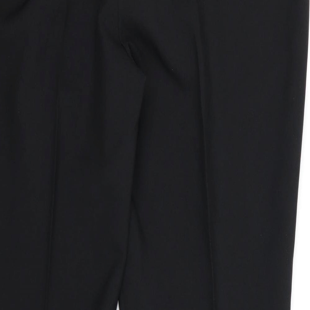 Papaya Womens Black  Rayon Trousers  Size 18 L29 in