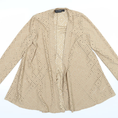 Nina Leonard Womens Brown   Jacket  Size S