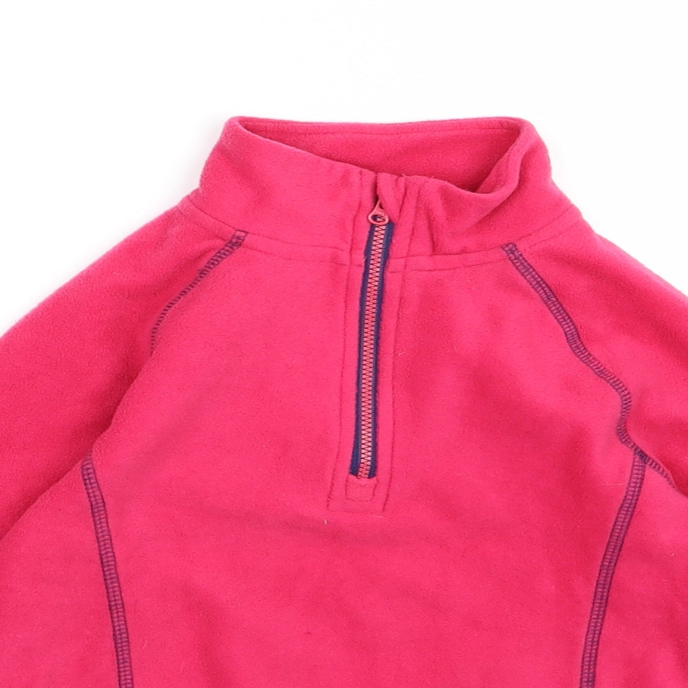 Crane Girls Pink  Fleece Jacket  Size 5-6 Years