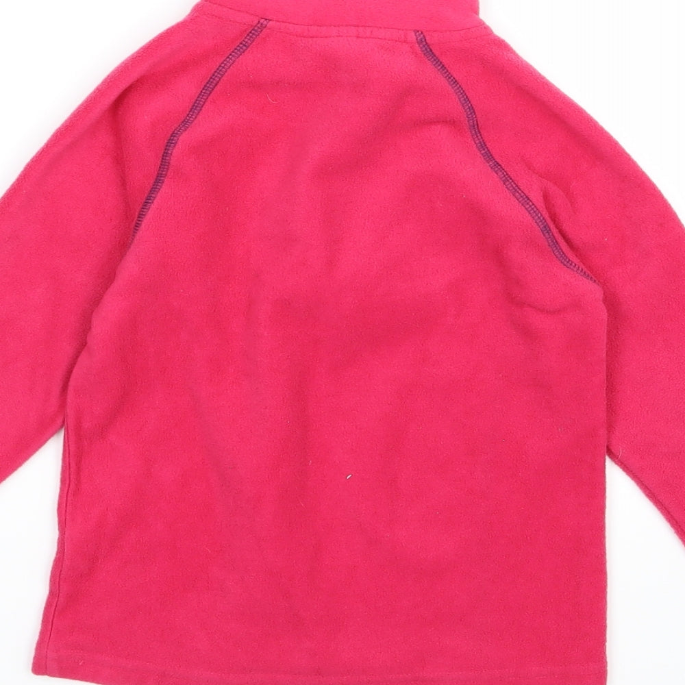 Crane Girls Pink  Fleece Jacket  Size 5-6 Years