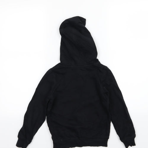 George Girls Black  Jersey Pullover Hoodie Size 7-8 Years  - unicorn sequin