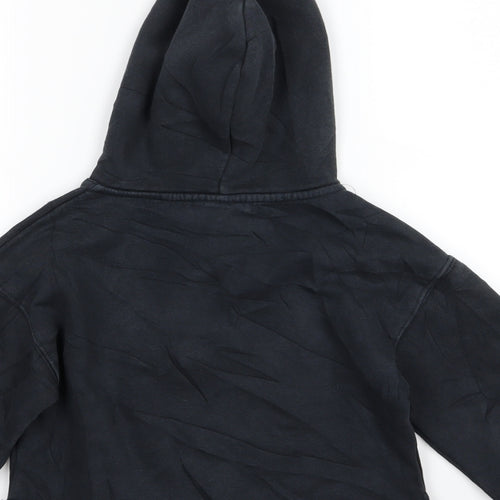 Zara Girls Grey  Jersey Pullover Hoodie Size 7 Years  - love