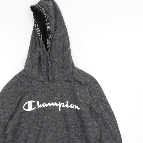 Champion Boys Grey  Jersey Pullover Hoodie Size 13-14 Years
