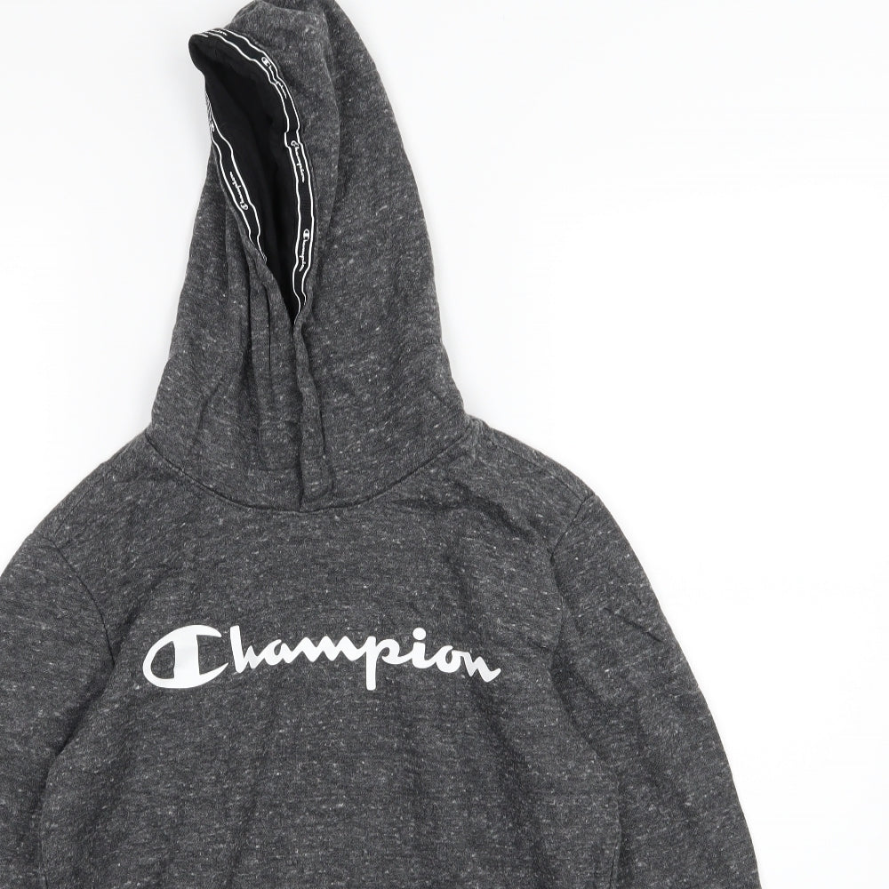 Champion Boys Grey  Jersey Pullover Hoodie Size 13-14 Years