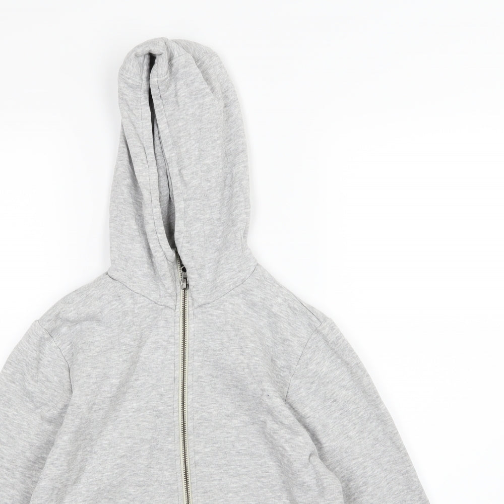 NEXT Boys Grey  Jersey Full Zip Hoodie Size 11 Years