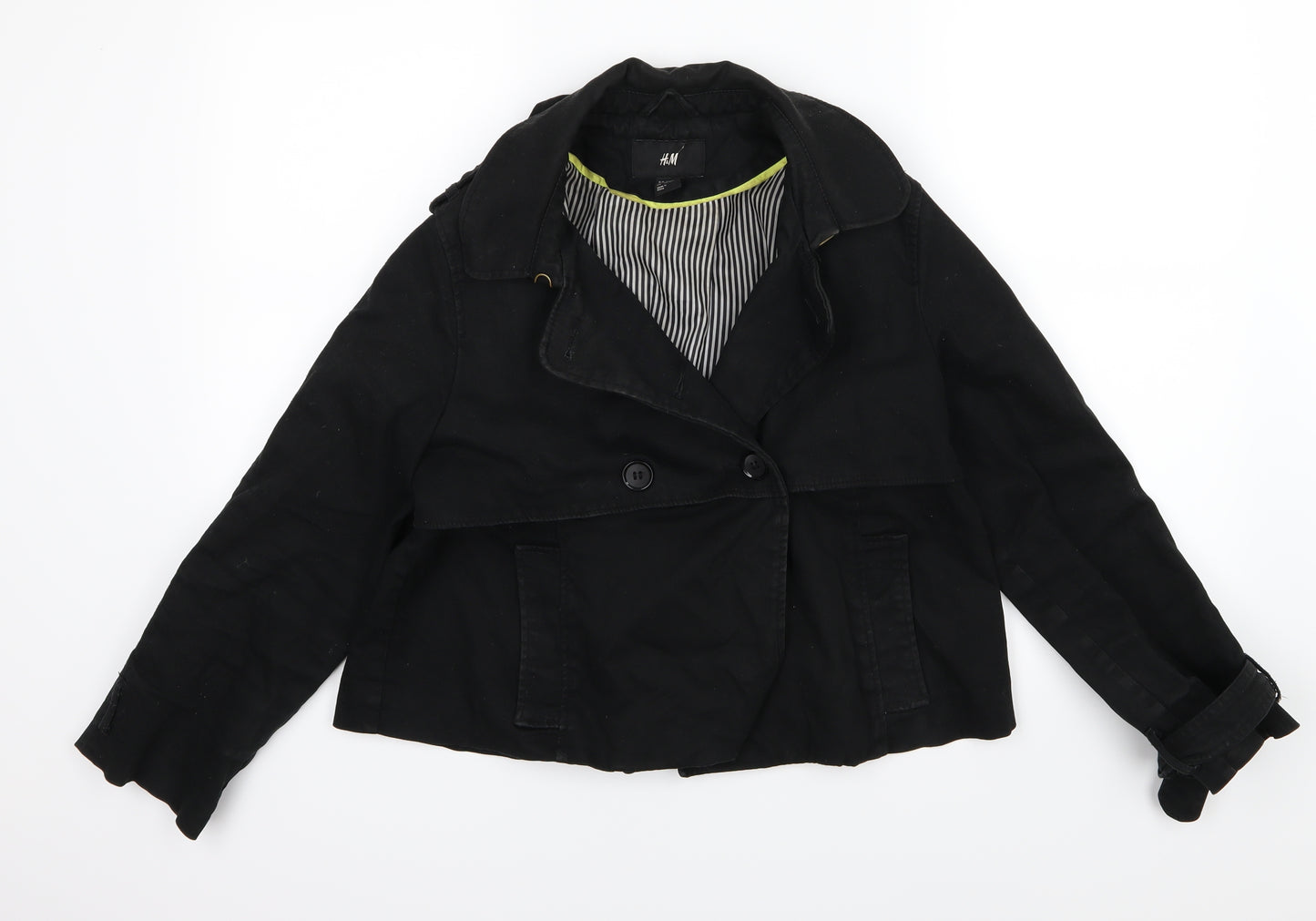 H&M Womens Black   Jacket  Size 12