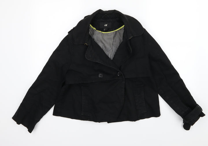 H&M Womens Black   Jacket  Size 12