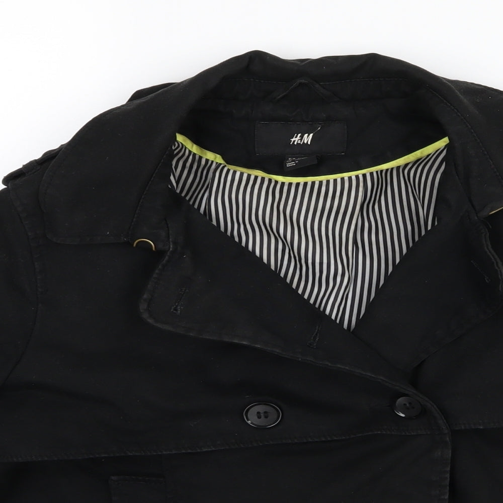 H&M Womens Black   Jacket  Size 12