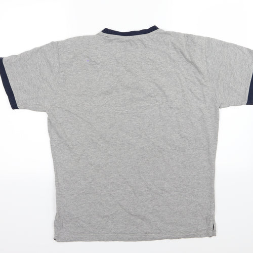 MC Joy Mens Grey  Jersey  T-Shirt Size XL
