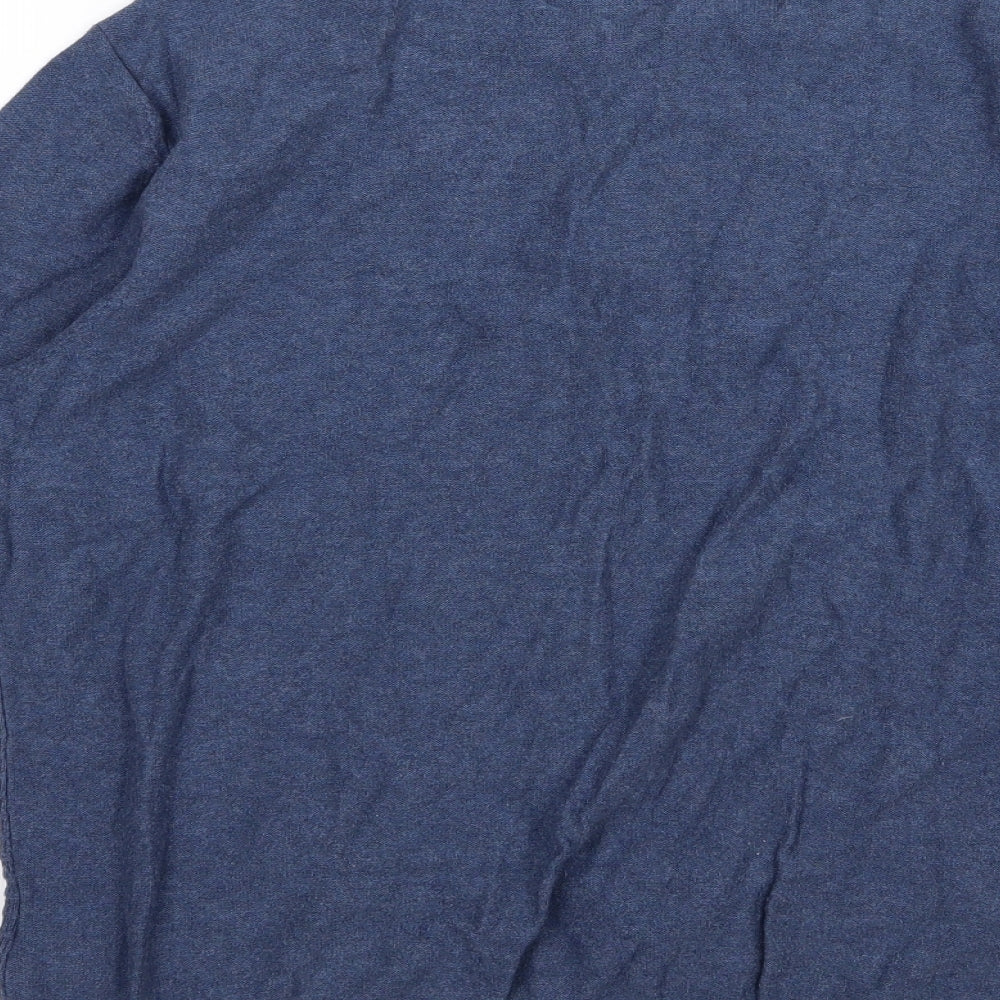 Thread Bare Mens Blue  Knit Pullover Jumper Size L