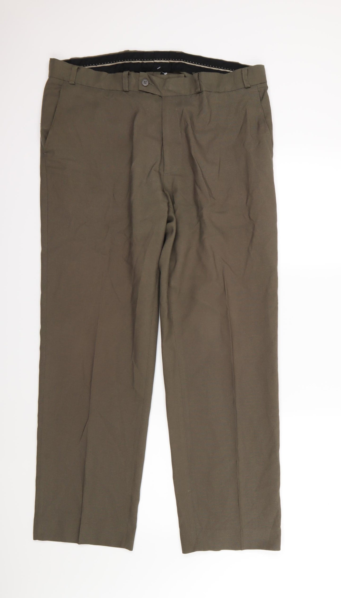 Debenhams Mens Green  Rayon Trousers  Size 40 L31 in