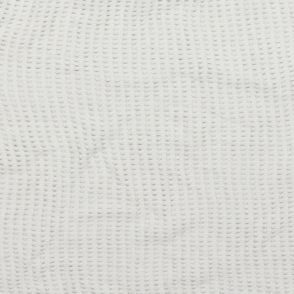 Topshop Womens White  Knit Pullover Jumper Size 14