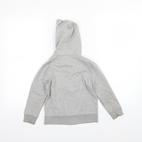 Gap Boys Grey  Jersey Full Zip Hoodie Size 5 Years