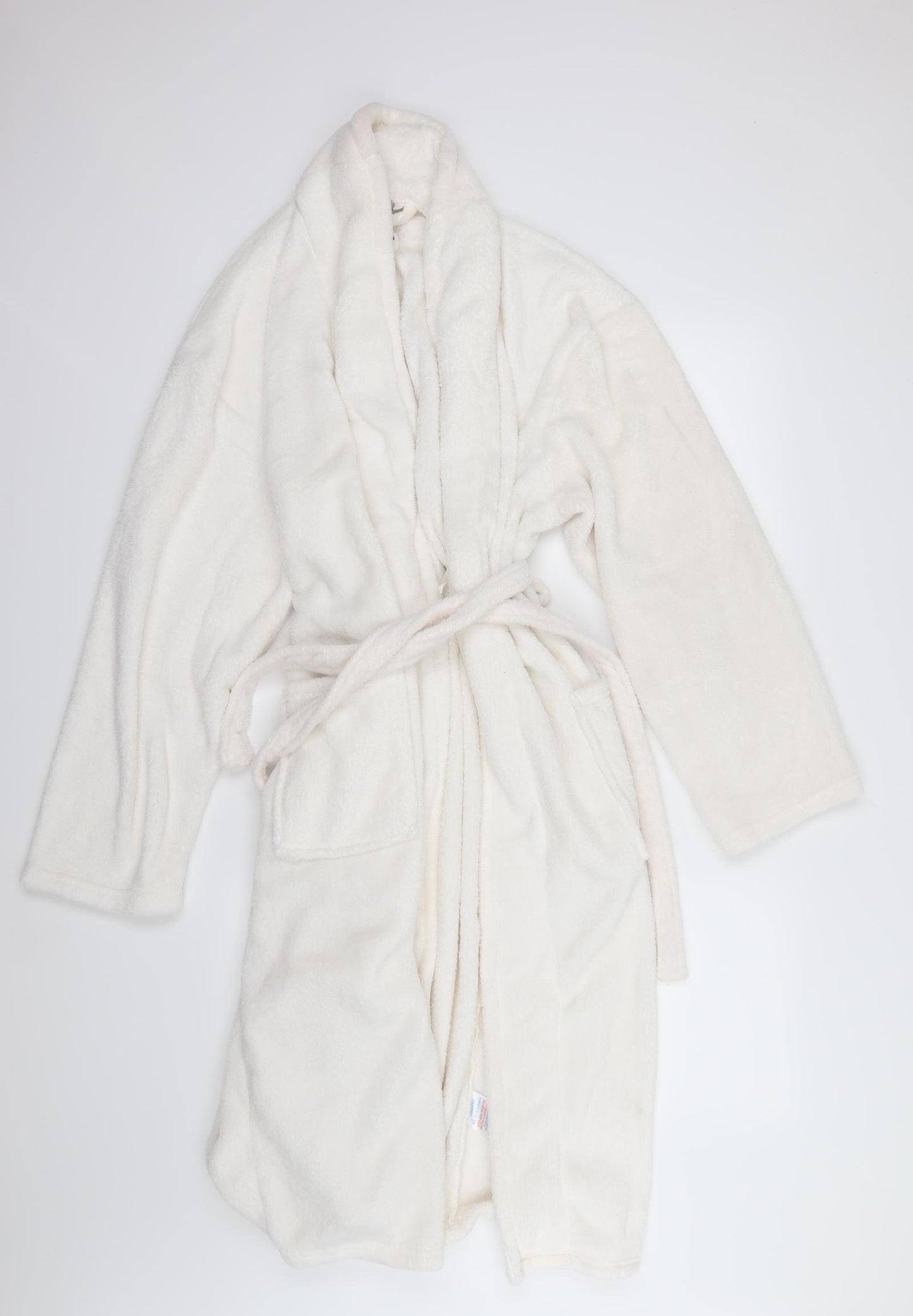 Secret Possesions Womens White  Fleece  Gown Size 16