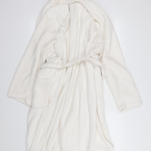Secret Possesions Womens White  Fleece  Gown Size 16