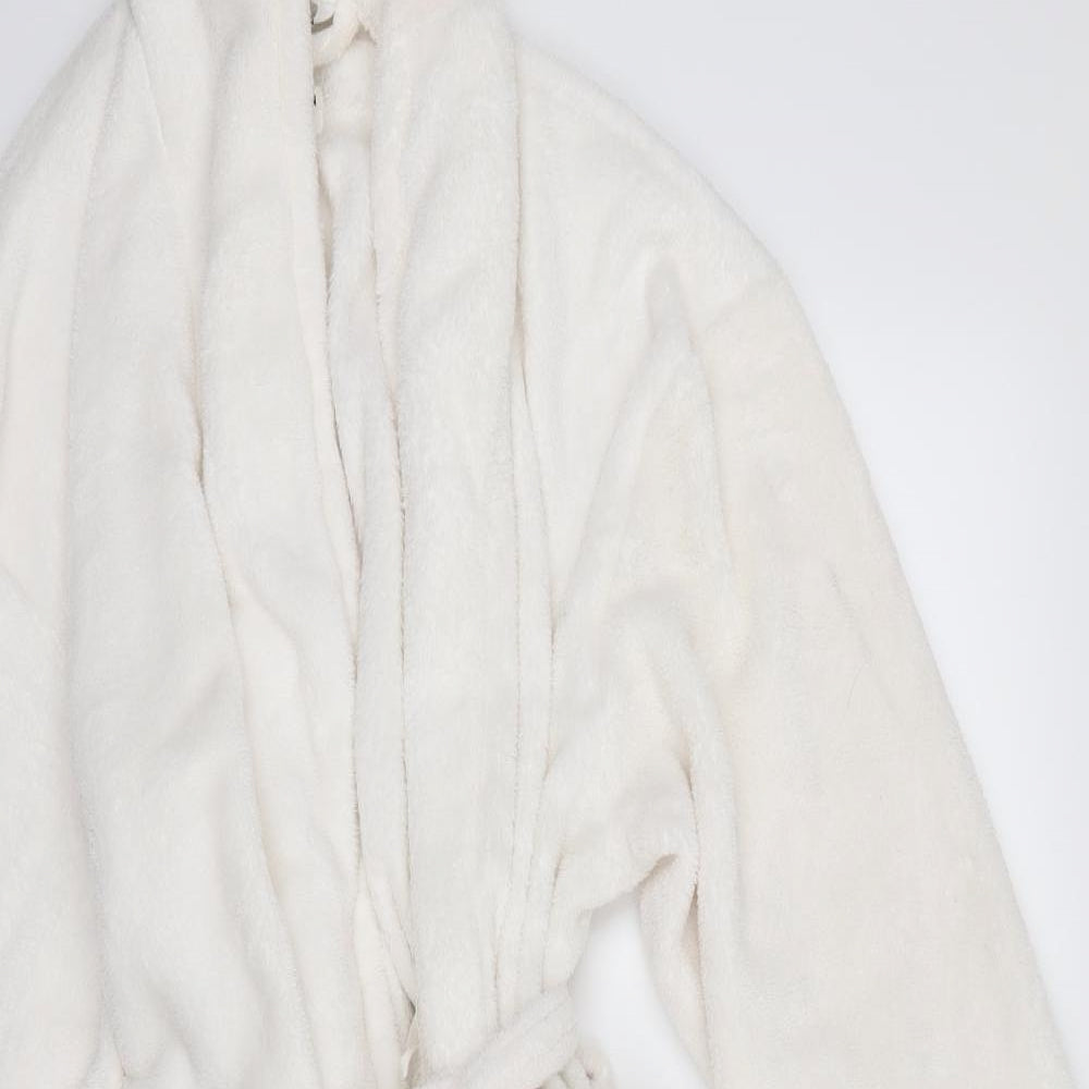 Secret Possesions Womens White  Fleece  Gown Size 16