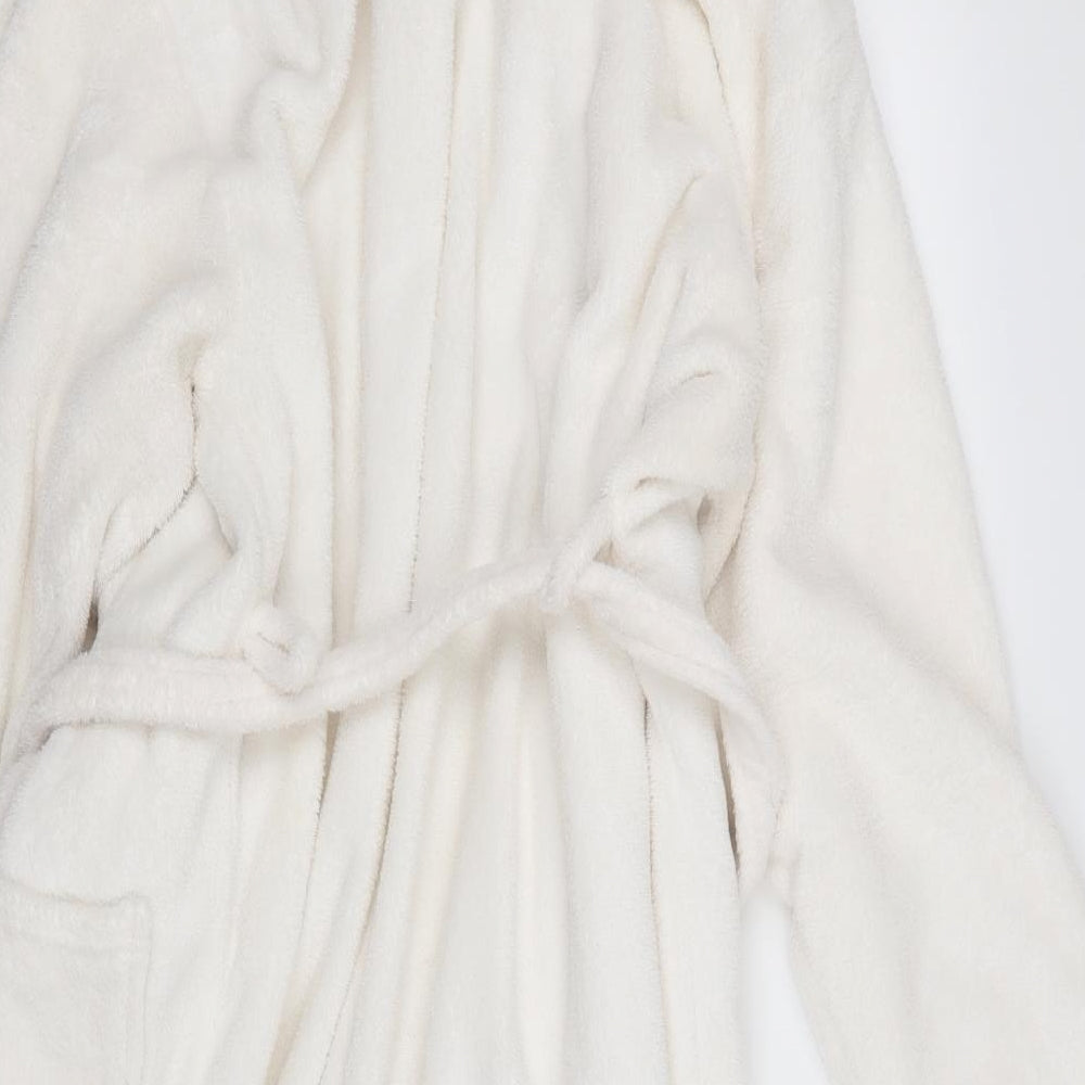 Secret Possesions Womens White  Fleece  Gown Size 16