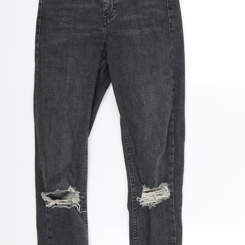 Topshop Womens Grey  Denim Skinny Jeans Size 25 in L32 in - Jamie