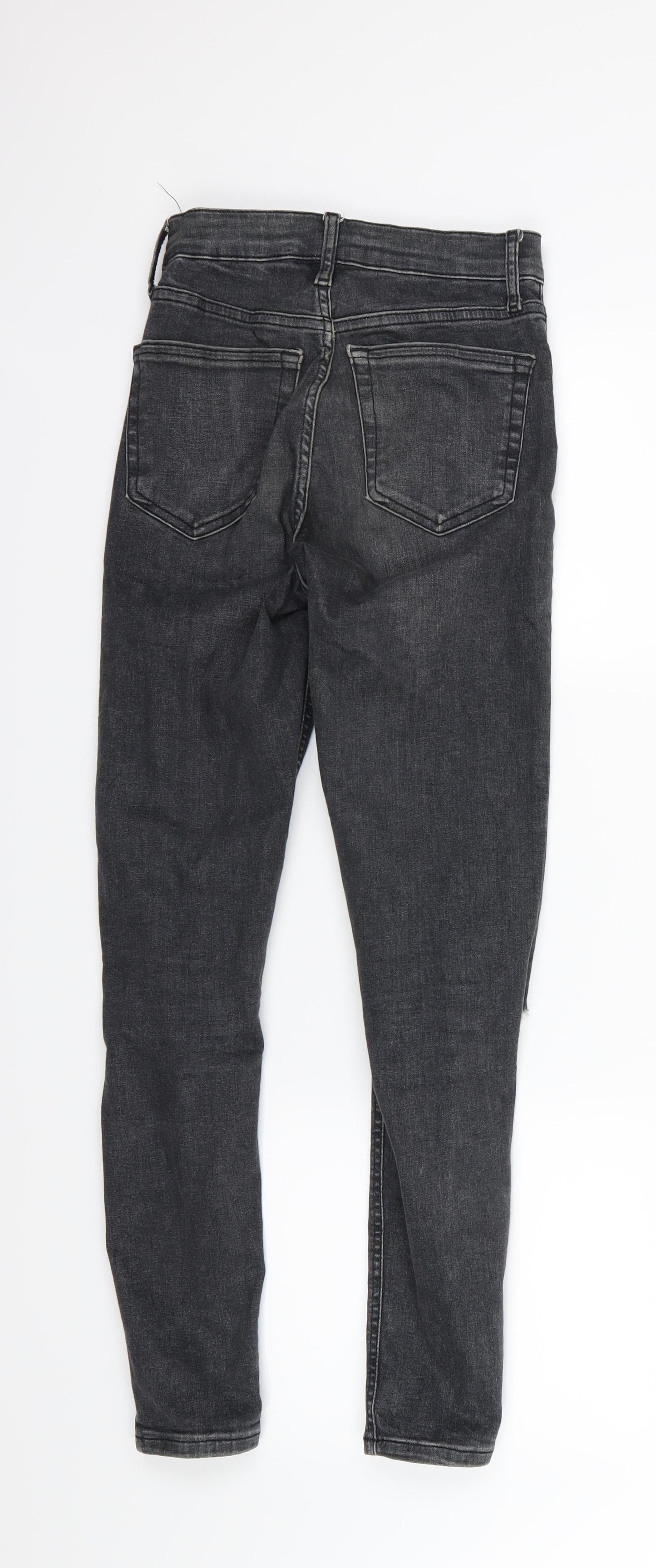 Topshop Womens Grey  Denim Skinny Jeans Size 25 in L32 in - Jamie