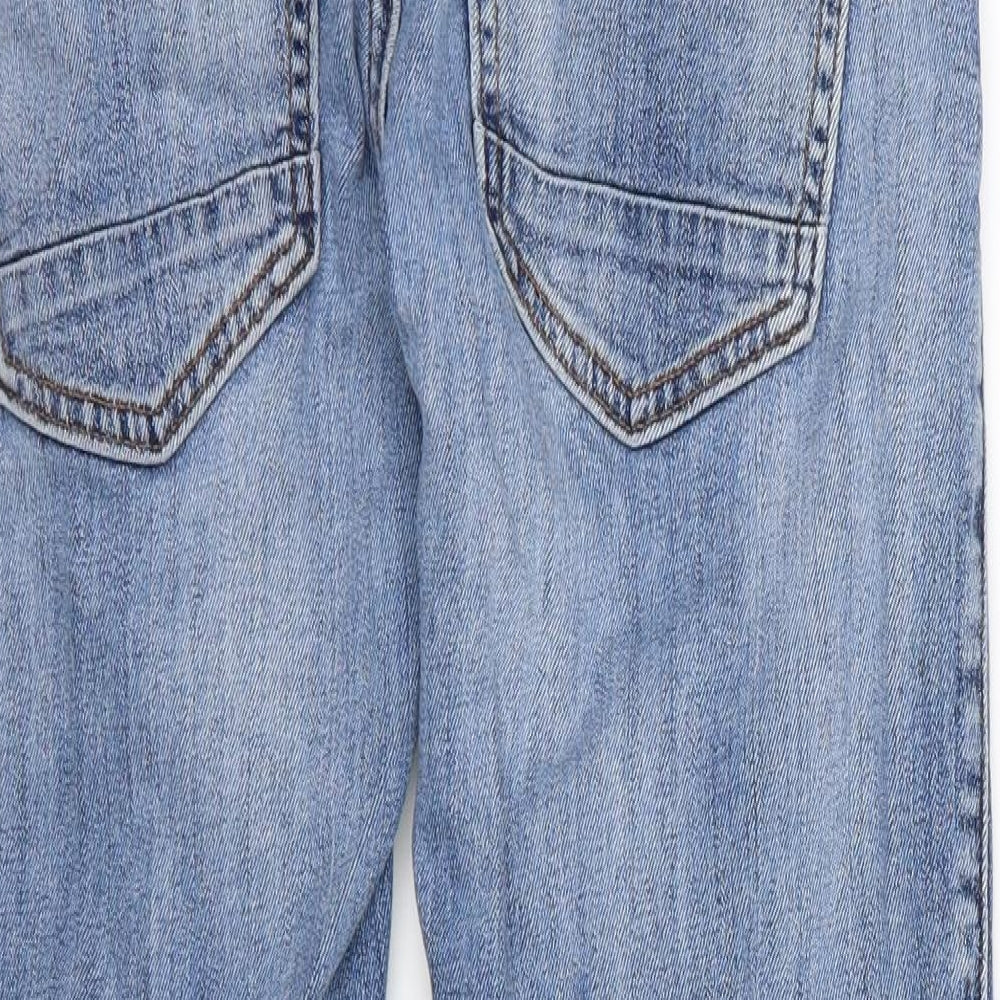 Zara Womens Blue  Denim Straight Jeans Size 10 L26 in