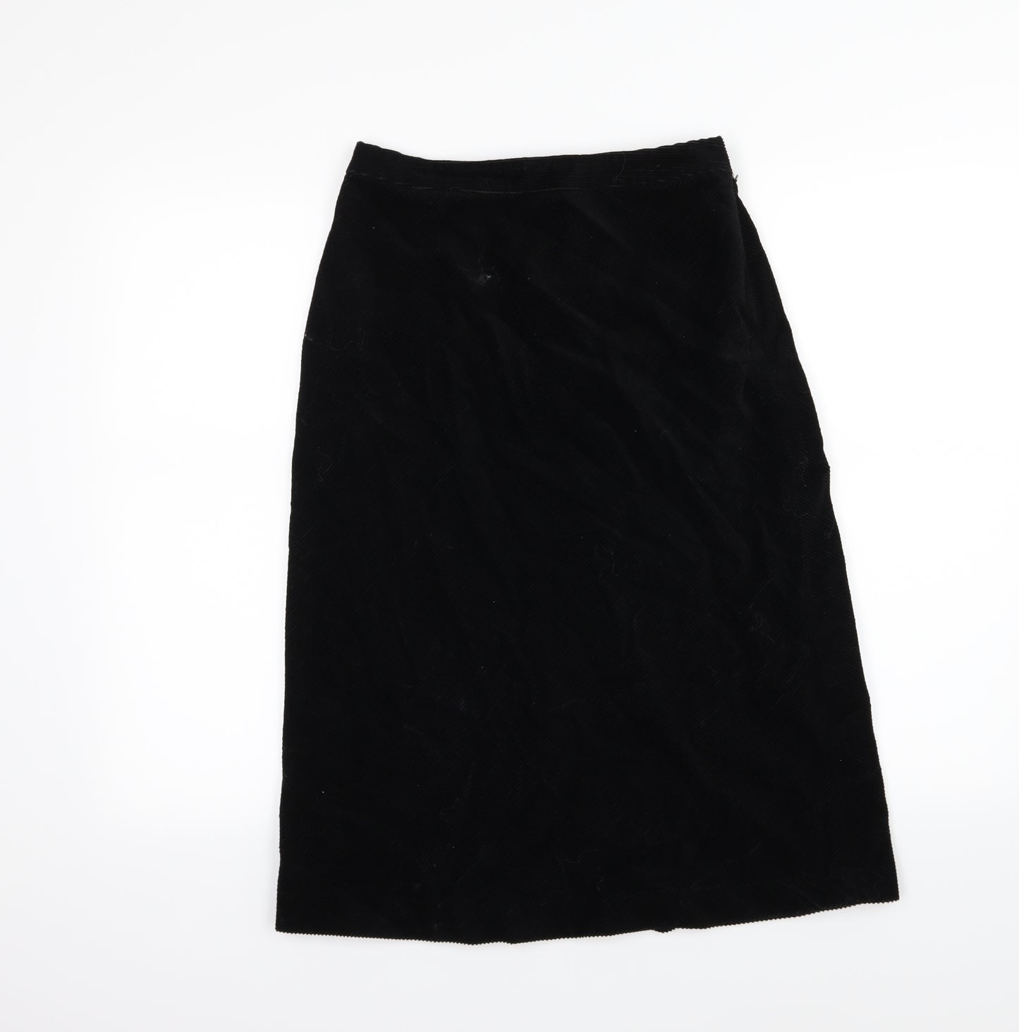 Gap Womens Black  Corduroy A-Line Skirt Size 26 in