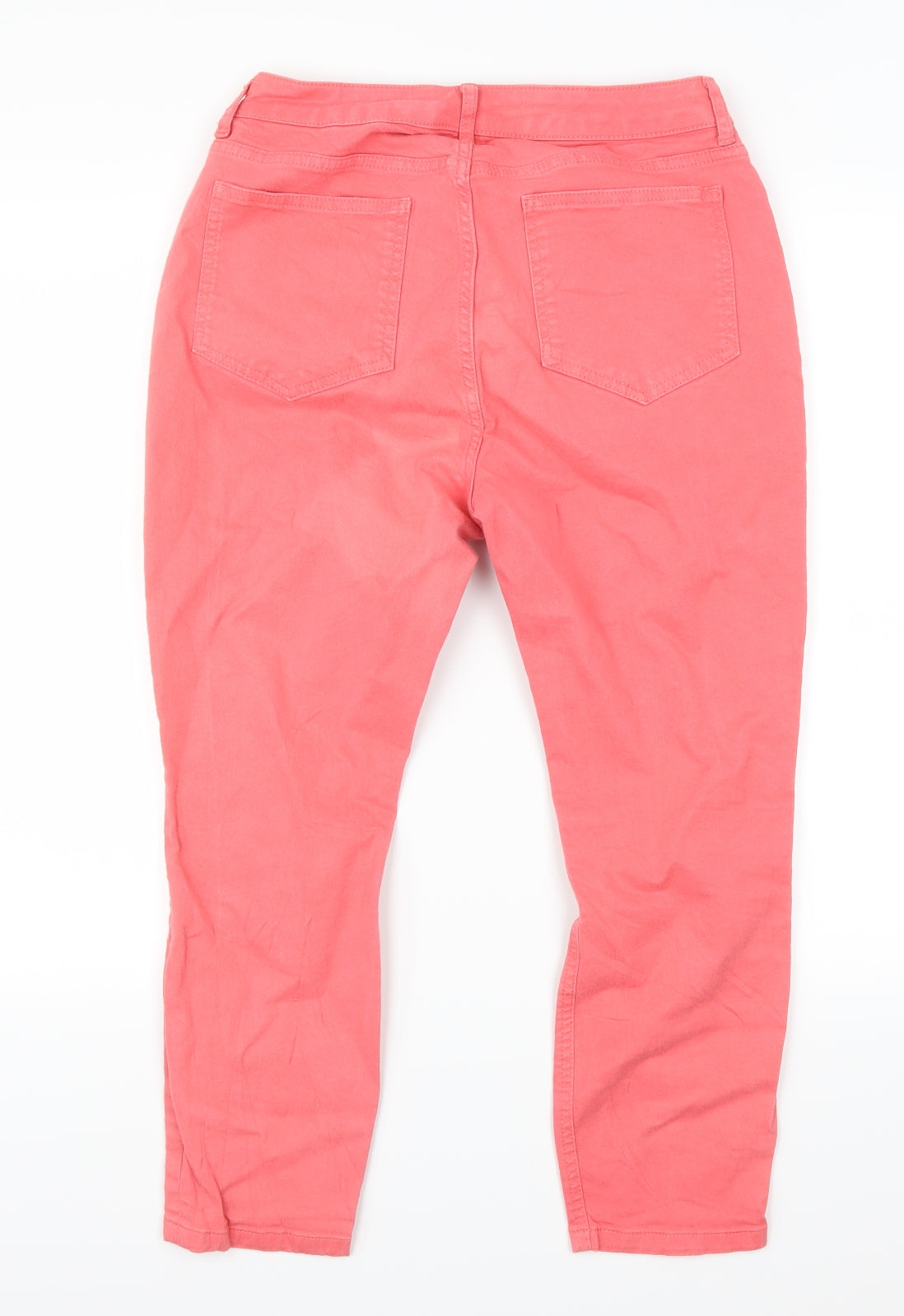 Boden Womens Pink  Denim Cropped Jeans Size 12 L23 in