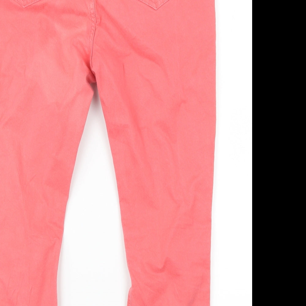 Boden Womens Pink  Denim Cropped Jeans Size 12 L23 in