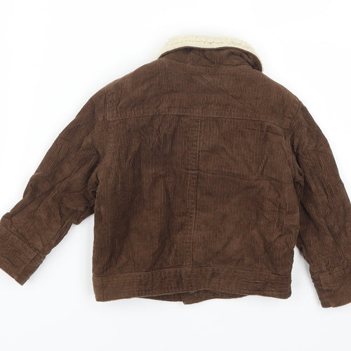 F&F Boys Brown  Corduroy Jacket  Size 18-24 Months