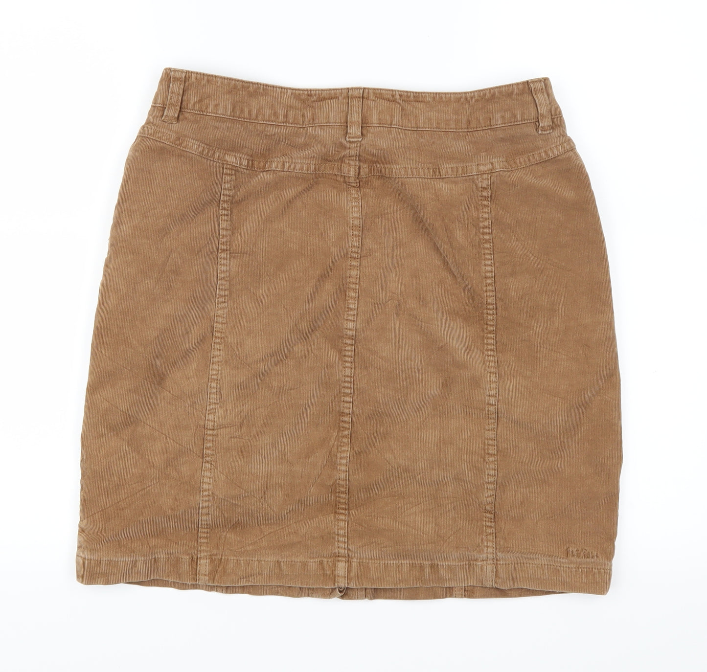 Fat Face Womens Brown  Corduroy Mini Skirt Size 10