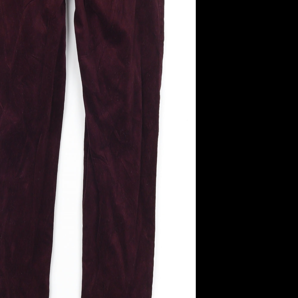 White Stuff Womens Purple   Trousers  Size 10 L27 in