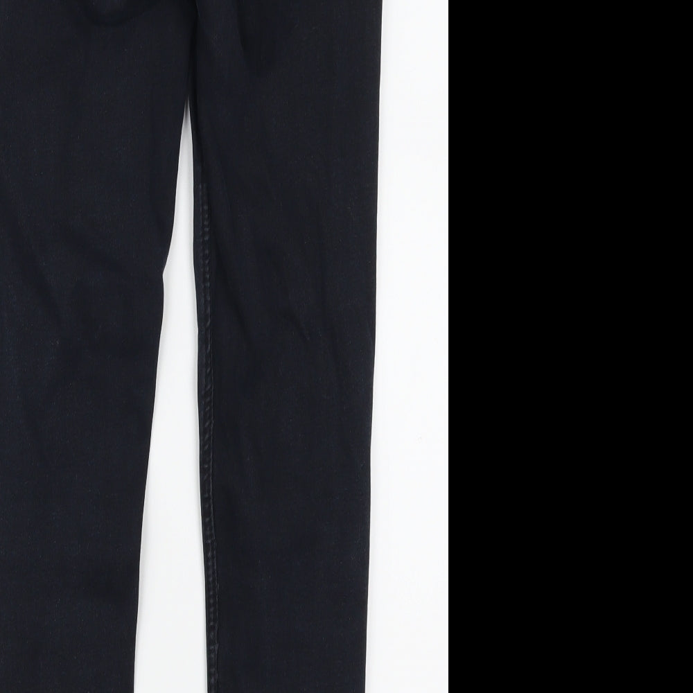 Denim Co Girls Black  Denim Skinny Jeans Size 12-13 Years - Distressed