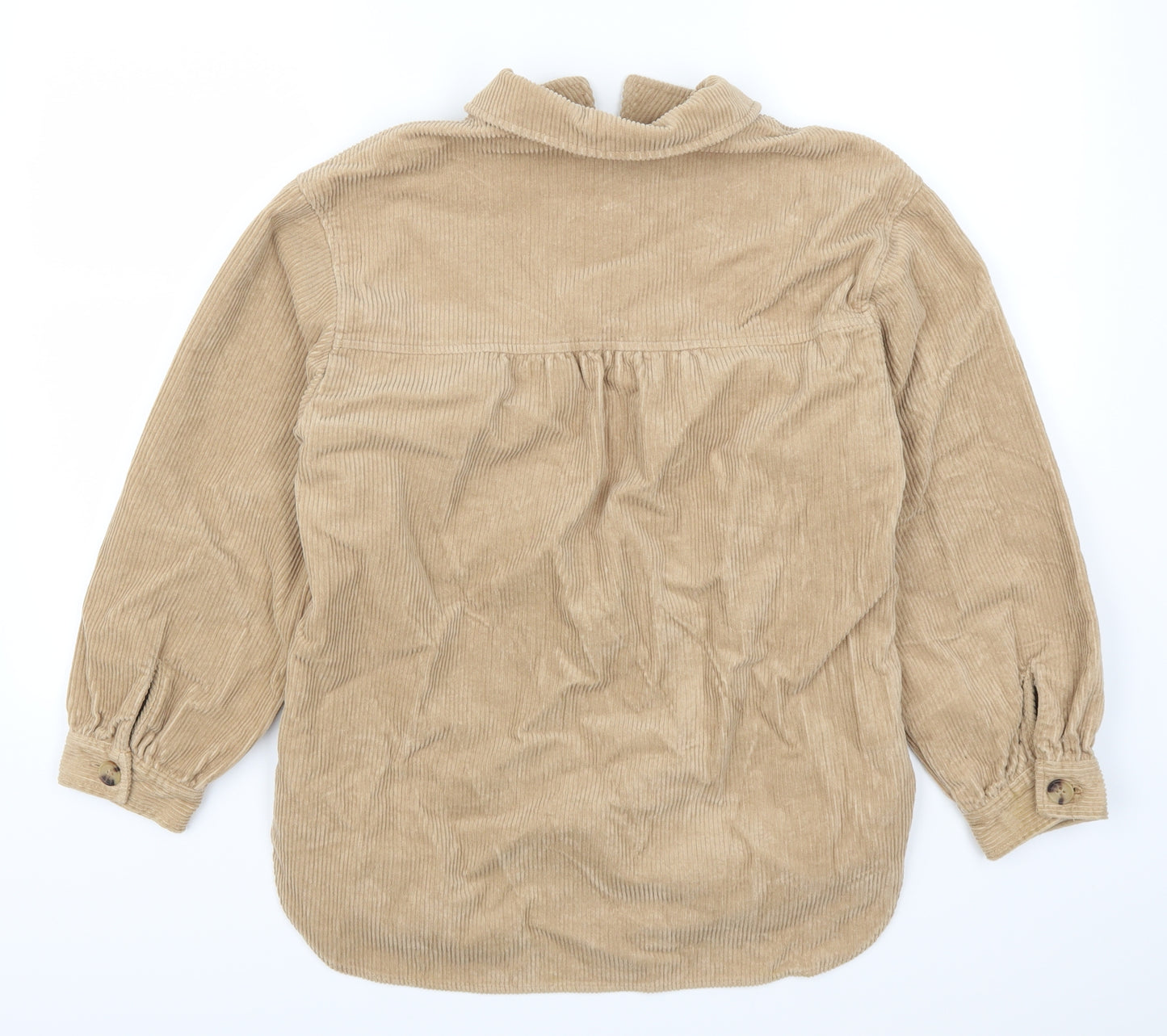 Zara Girls Beige  Corduroy Basic Casual Size 13-14 Years