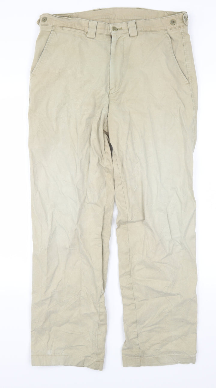 Augusta Mens Beige Trousers Size 32 L29 in