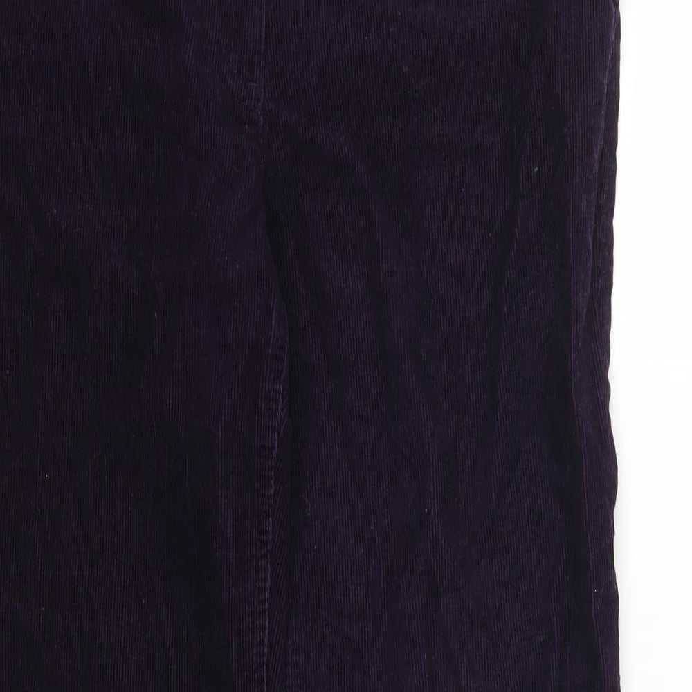 Ann Taylor Womens Purple  Corduroy Trousers  Size 32 L31 in