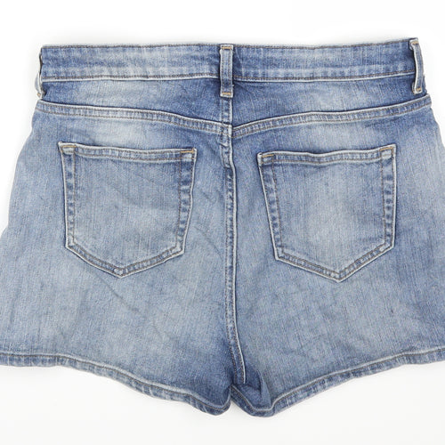 MTWTFSS Weekday Womens Blue  Denim Mom Shorts Size 32