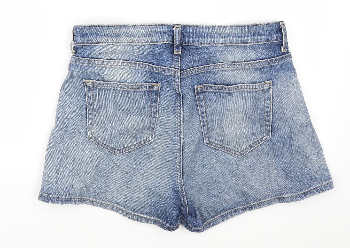MTWTFSS Weekday Womens Blue  Denim Mom Shorts Size 32