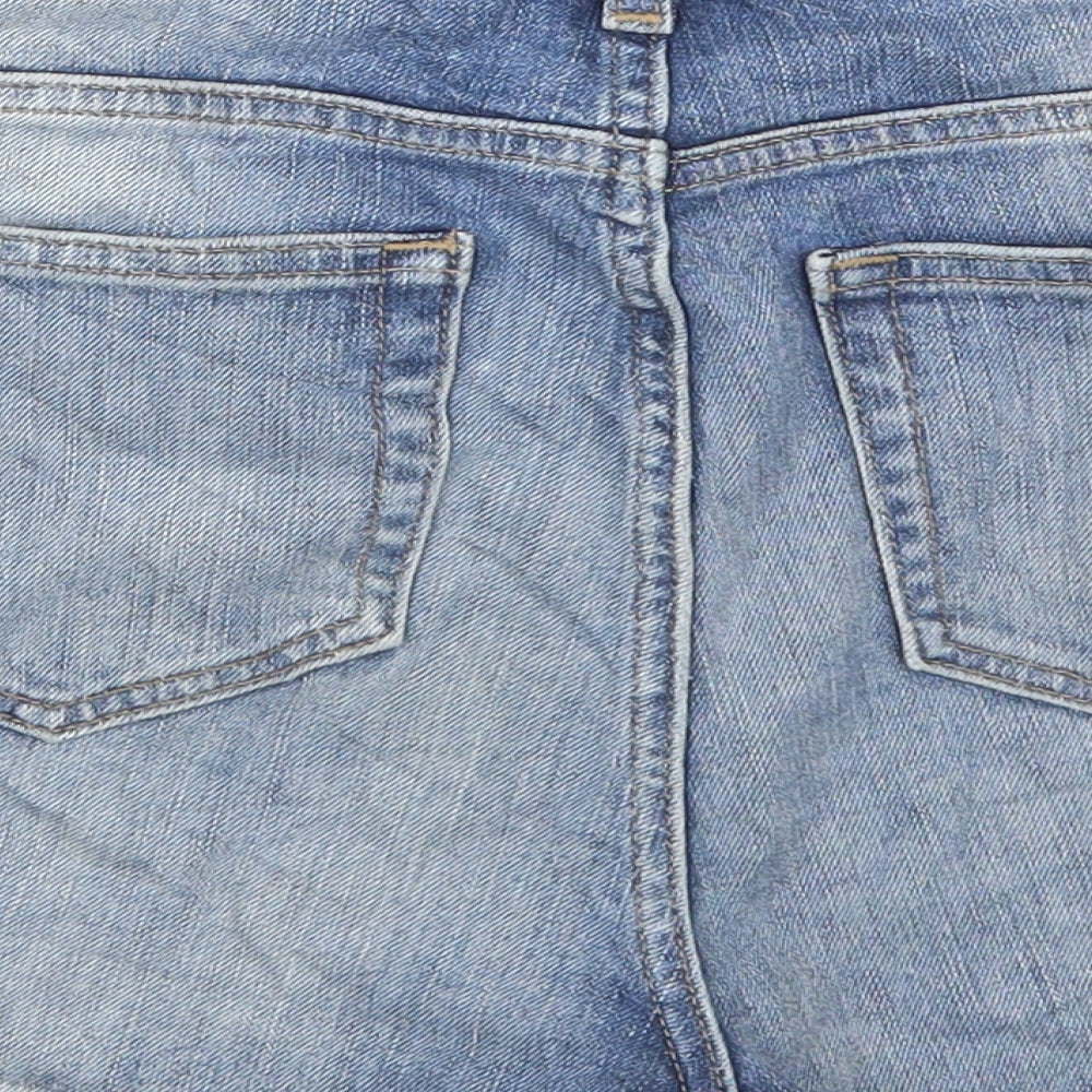 MTWTFSS Weekday Womens Blue  Denim Mom Shorts Size 32