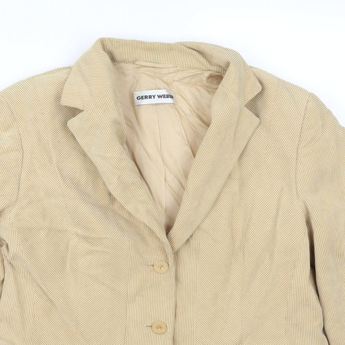 Gerry Weber Womens Beige   Jacket Suit Jacket Size 38