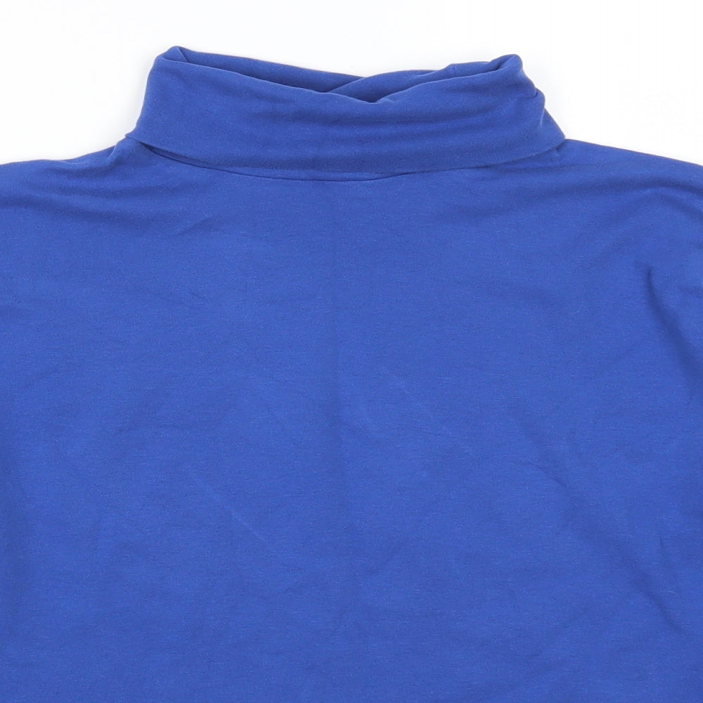 Isle Womens Blue   Basic T-Shirt Size 18