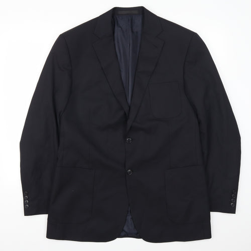 Marks and Spencer Mens Blue   Jacket Suit Jacket Size 42