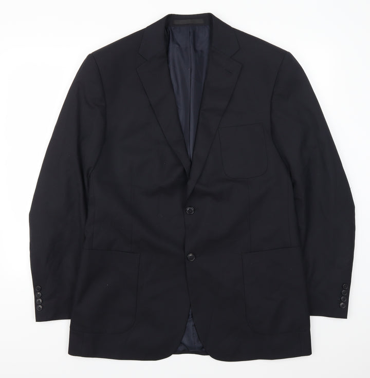 Marks and Spencer Mens Blue   Jacket Suit Jacket Size 42