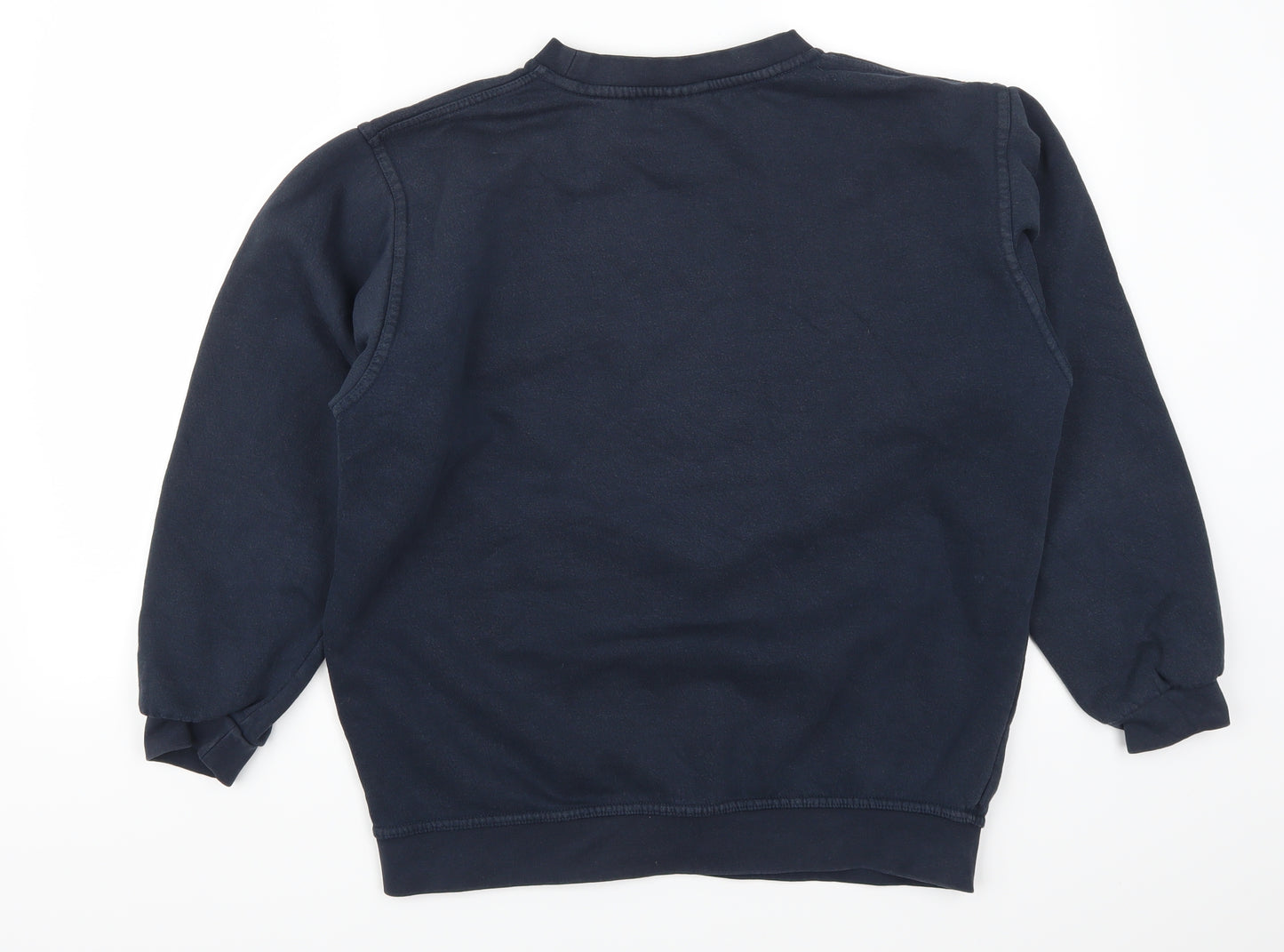 Uneek Mens Blue   Pullover Sweatshirt Size M