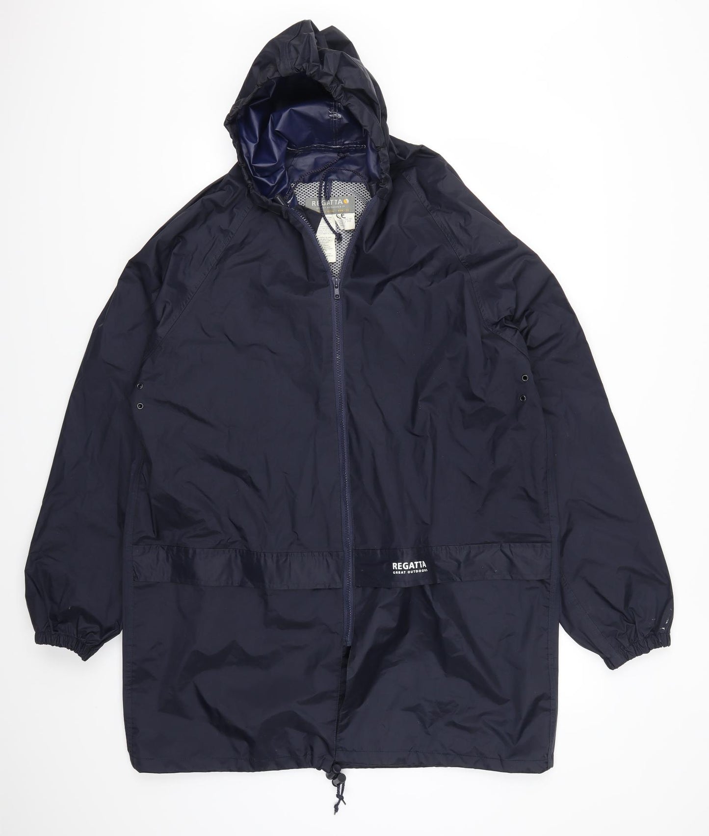 Regatta Mens Blue   Rain Coat Coat Size L