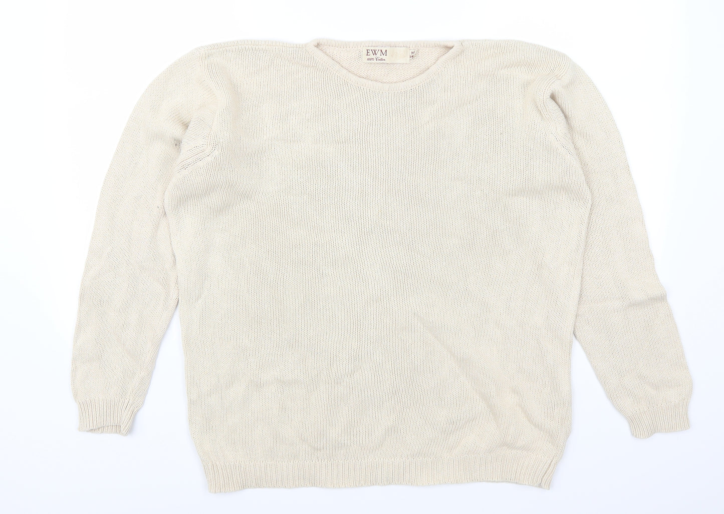 EWM Womens Beige   Pullover Jumper Size 14