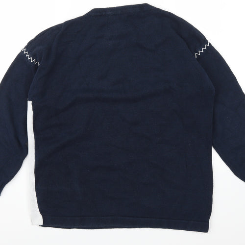 Preworn Womens Blue   Pullover Jumper Size 16  - Abstract