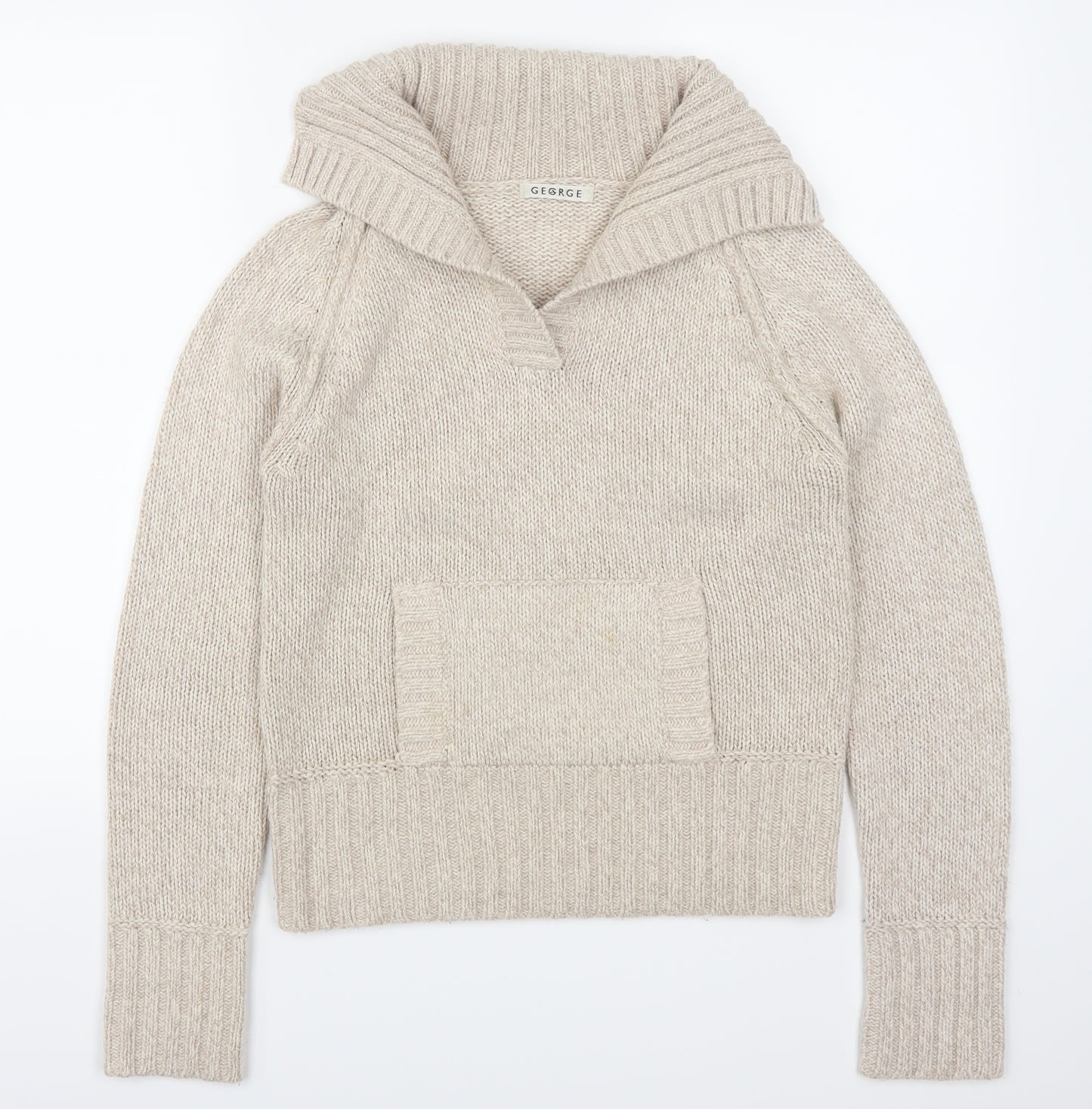 George Womens Beige   Pullover Jumper Size 10