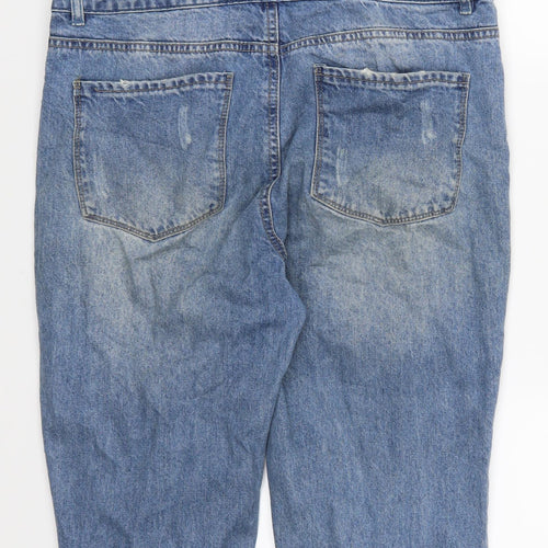 Denim Co Womens Blue  Denim Dungaree One-Piece Size 10 L28 in
