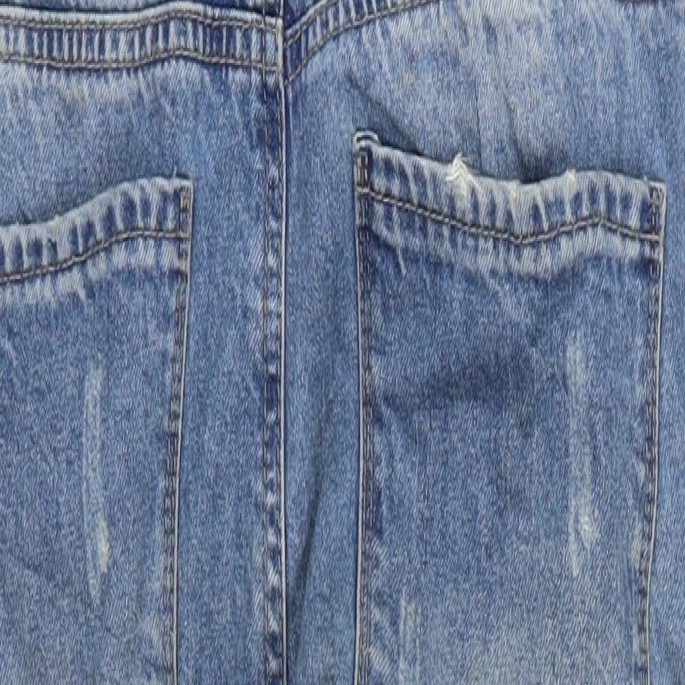 Denim Co Womens Blue  Denim Dungaree One-Piece Size 10 L28 in