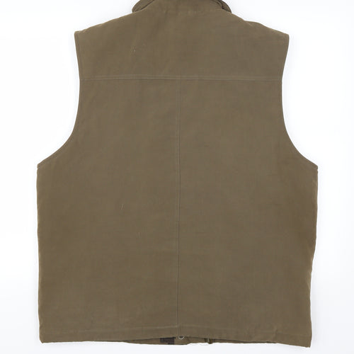 Morde Mille Mens Brown   Gilet Coat Size M