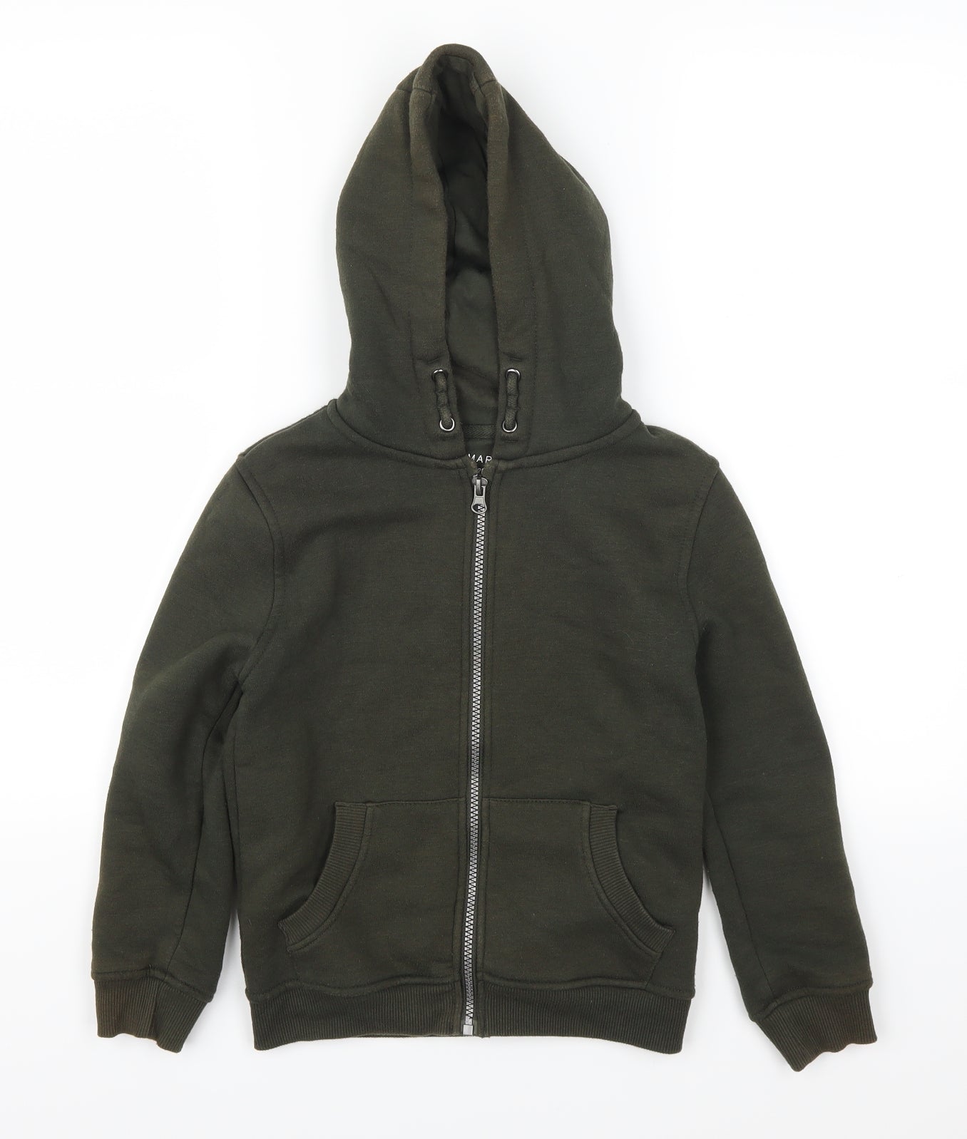Primark Boys Green   Full Zip Hoodie Size 7-8 Years